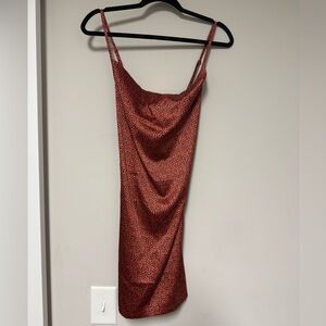 Cowl Neck Slip Dress